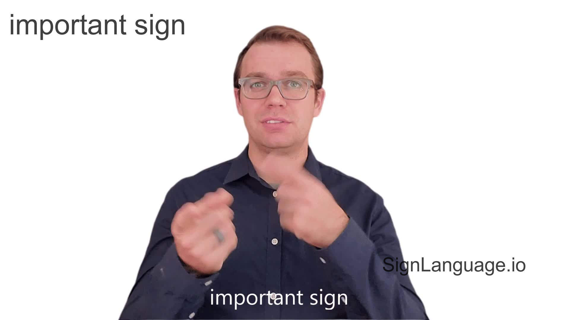 important sign in ASL Example 1 American Sign Language
